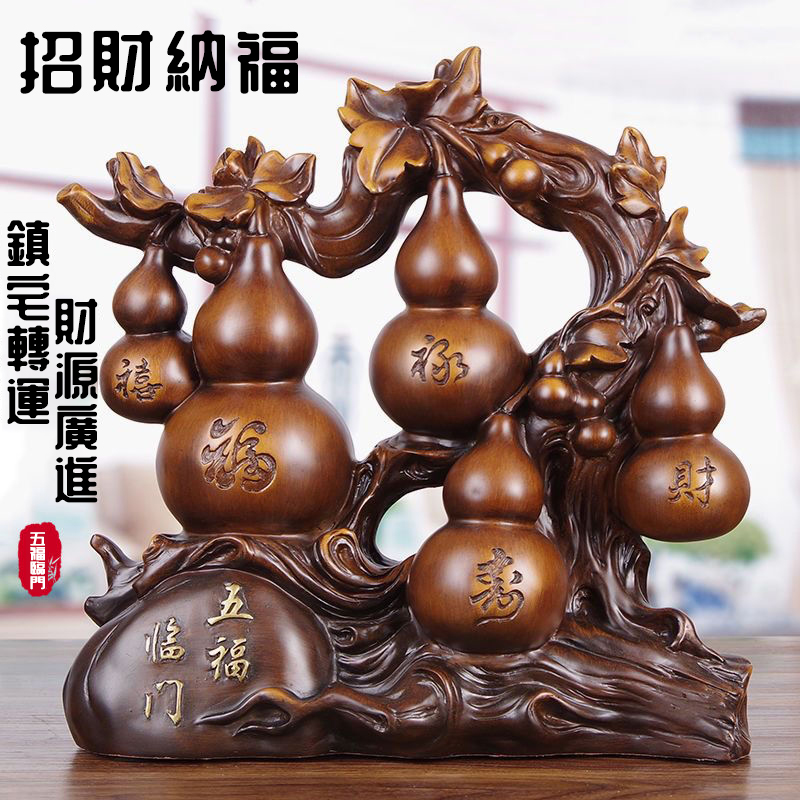 【鎮宅納福·聚財有道】天然實木手工雕刻擺件 送禮/自用兩相宜 保平安、招財、納福，鎮宅